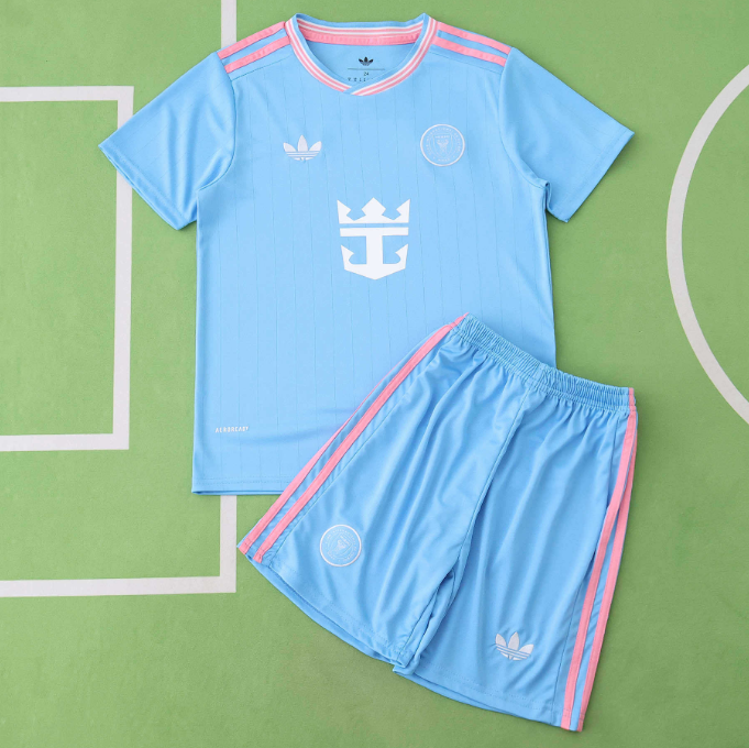 2025-26 Inter Miami Kids Third Soccer Kits Shirt With Shorts